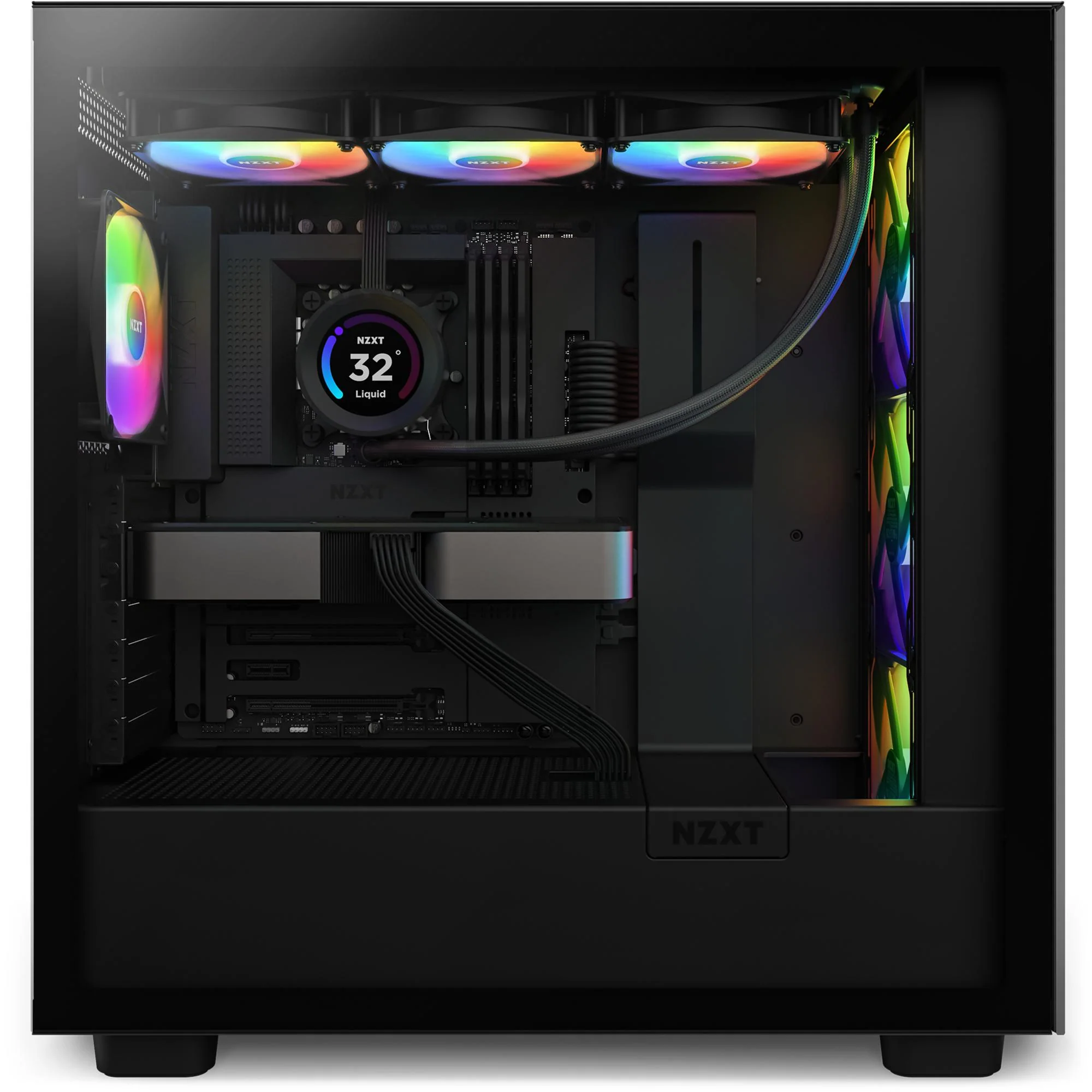 NZXT Kraken Elite RGB 360mm Liquid CPU Køler - Sort