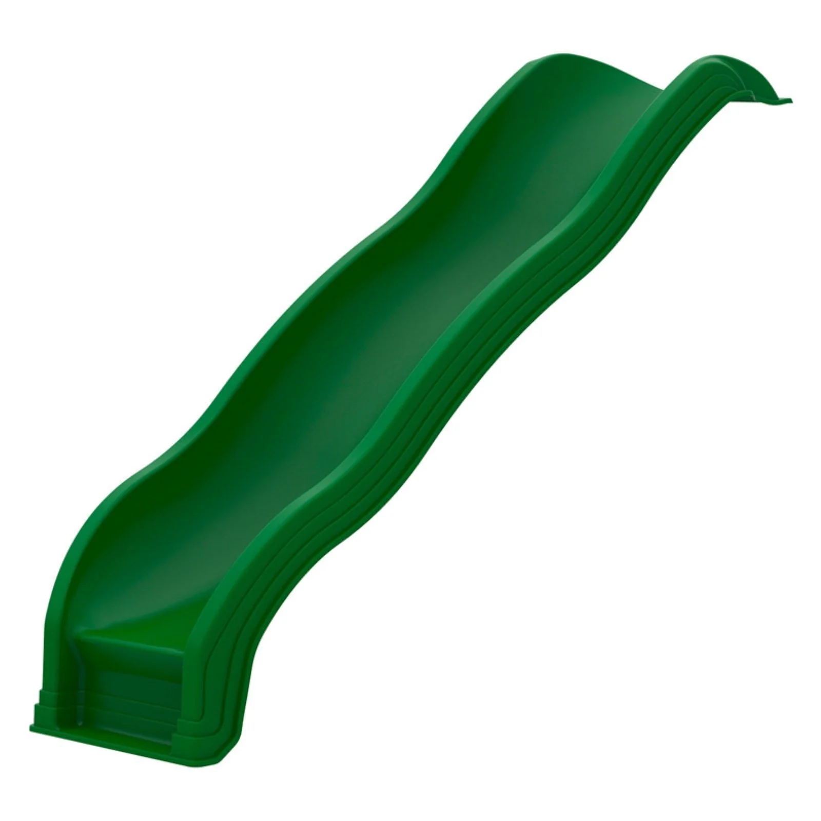 PlayStar Green Scoop Wave Slide PS 8824 Swing Set Accessory for Wooden Play Sets