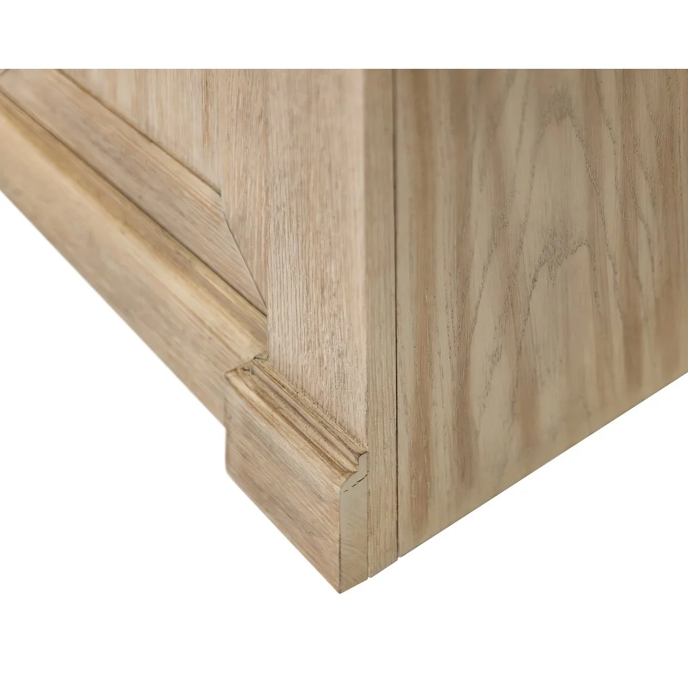 Martin Furniture Two 8' Tall Bookcase Wall With Ladder, Storage Organizer, Display Shelf, Brown