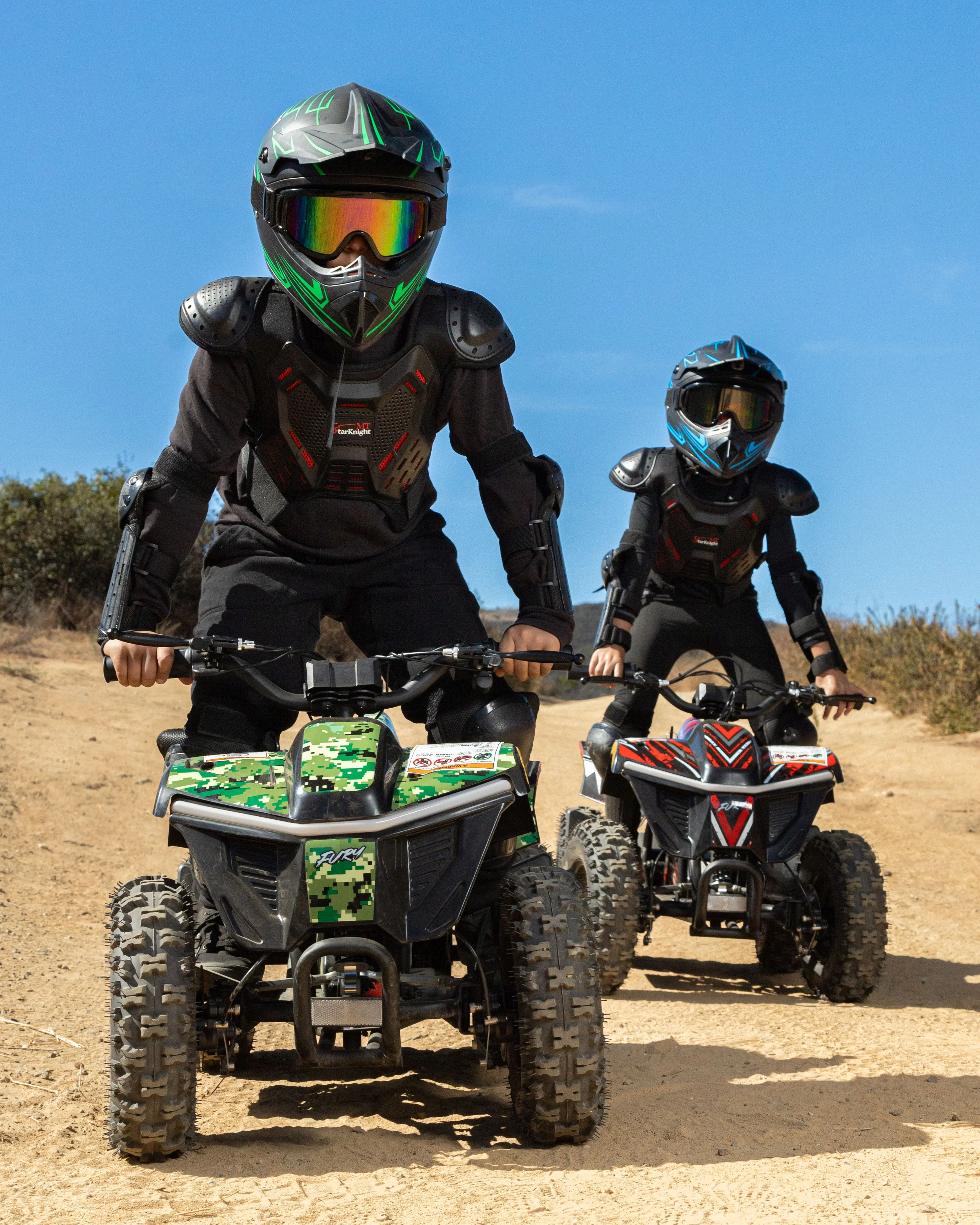 Droyd Fury Electric Youth ATV, 36V 500W Brushless Motor, Dual Suspension, Max Speed 15 mph, Offroad