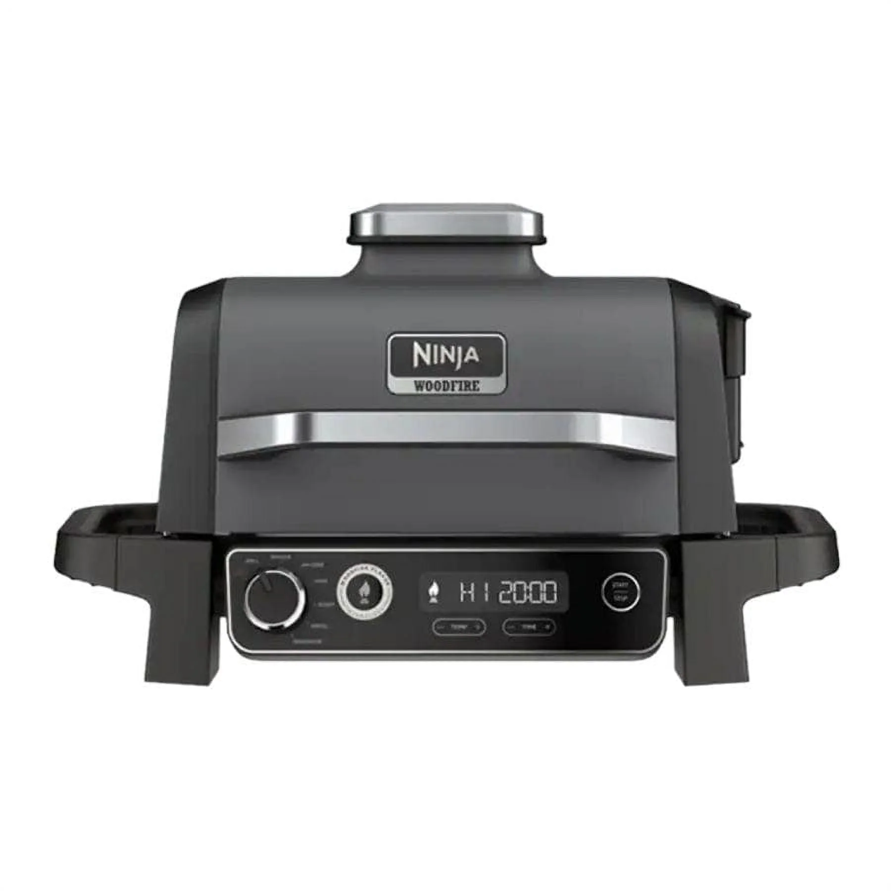 Ninja OG701 Woodfire Outdoor Grill & Smoker 7-in-1 Master Grill BBQ Smoker and Air Fryer with Woodfire Technology